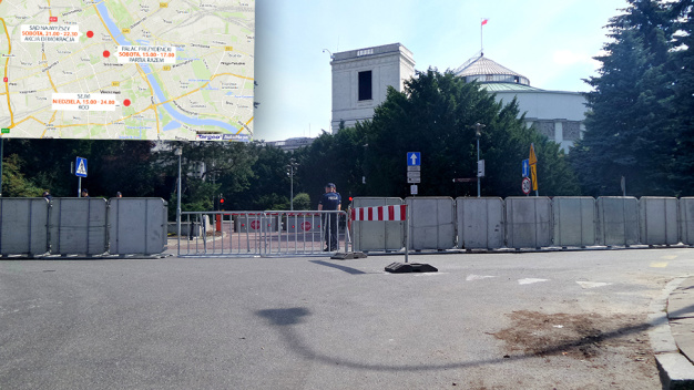 Weekend pod znakiem protestów. Policja i barierki już przed Sejmem
